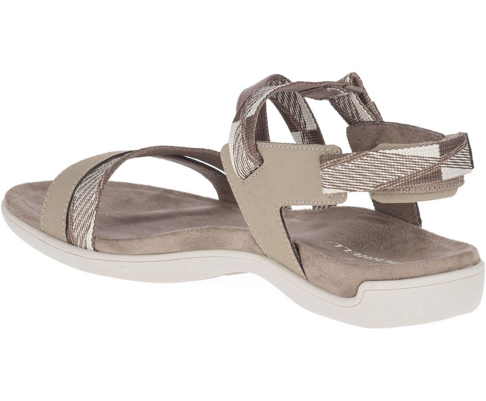 Sandálias Senhora - Merrell District Mendi Backstrap - Cinzentas - THZ895241